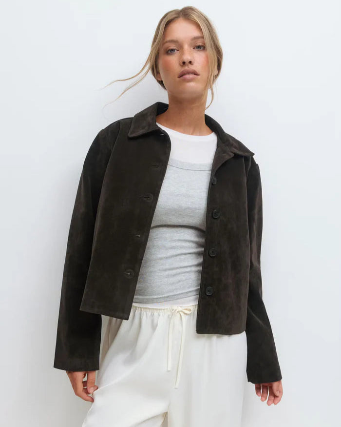 VESTE SUEDE